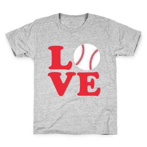 Love Baseball Kids T-Shirt