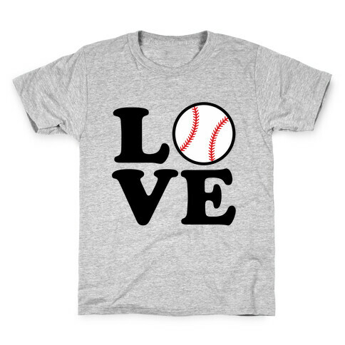 Love Baseball Kids T-Shirt