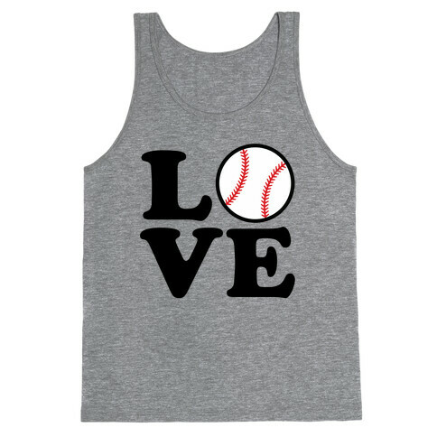 Love Baseball Tank Top