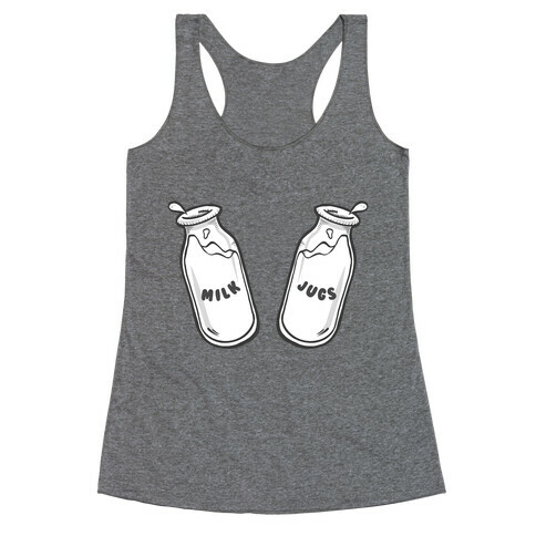 Milk Jugs  Racerback Tank Top