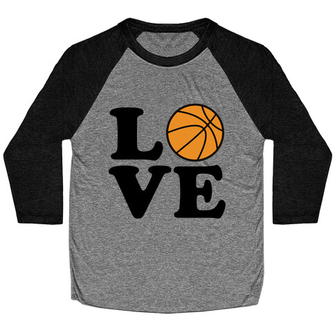 Love Basketball Baseball Tee