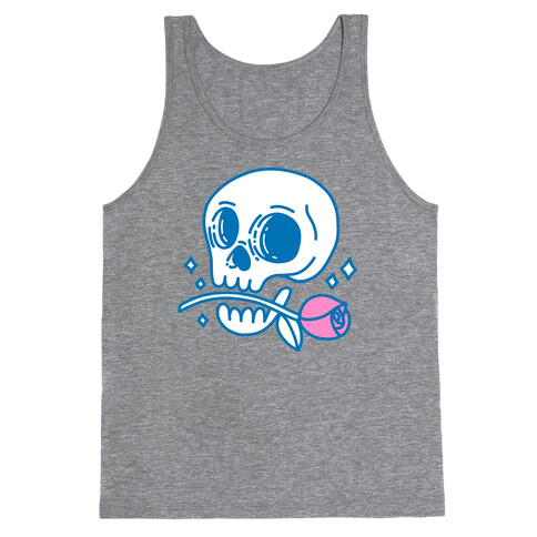 Hopeless Romantic Skull Tank Top