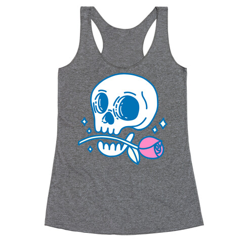 Hopeless Romantic Skull Racerback Tank Top