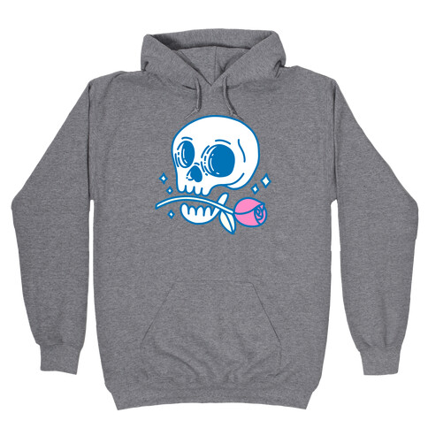 Hopeless Romantic Skull Hooded Sweatshirt