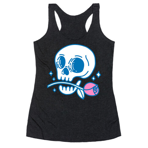 Hopeless Romantic Skull Racerback Tank Top