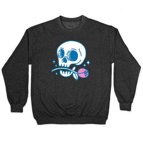 Hopeless Romantic Skull Pullover