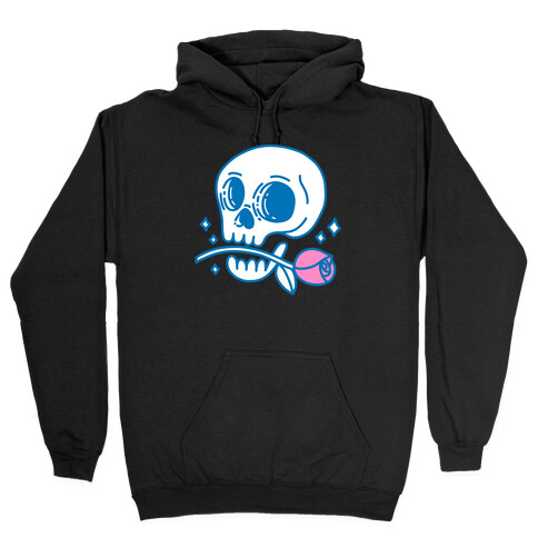 Hopeless Romantic Skull Hooded Sweatshirt