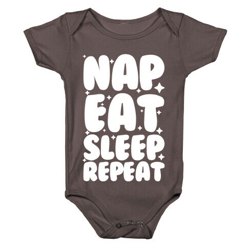 Nap Eat Sleep Repeat Baby One-Piece
