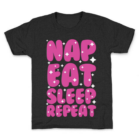 Nap Eat Sleep Repeat Kids T-Shirt