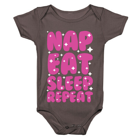 Nap Eat Sleep Repeat Baby One-Piece