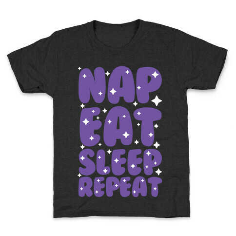 Nap Eat Sleep Repeat Kids T-Shirt