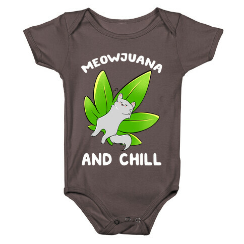Meowjuana And Chill Baby One-Piece