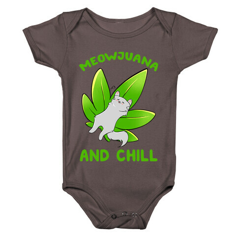 Meowjuana And Chill Baby One-Piece