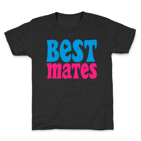 Best Mates White Print Kids T-Shirt