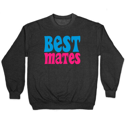 Best Mates White Print Pullover