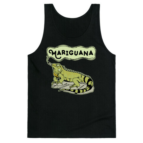 Mariguana Marijuana Iguana Tank Top