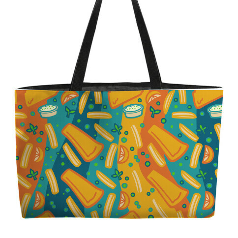 Groovy Fish And Chips  Weekender Tote