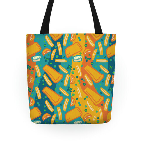 Groovy Fish And Chips  Tote