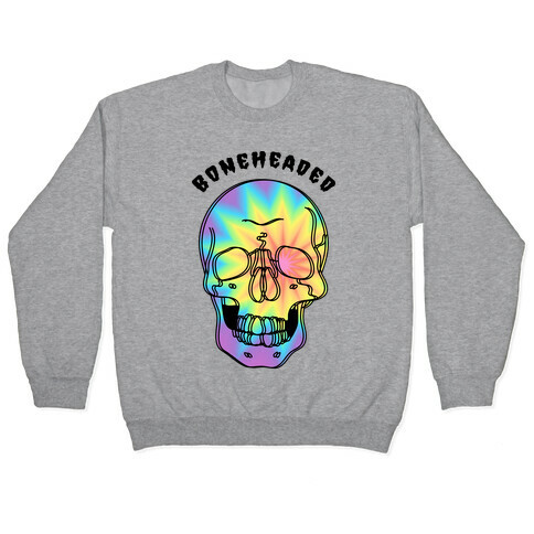 Boneheaded Trippy Skull Pullover