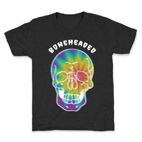 Boneheaded Trippy Skull Kids T-Shirt