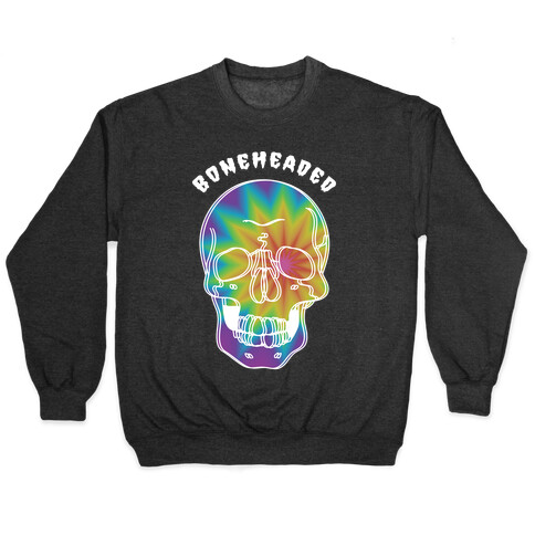 Boneheaded Trippy Skull Pullover