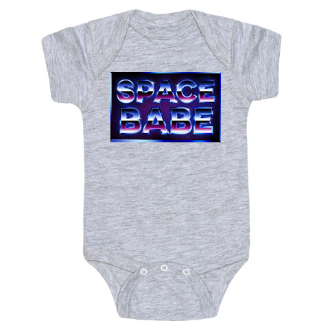 Chrome Space Babe Baby One-Piece