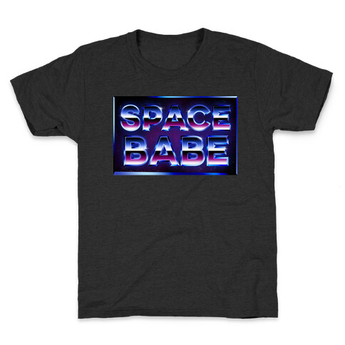 Chrome Space Babe Kids T-Shirt