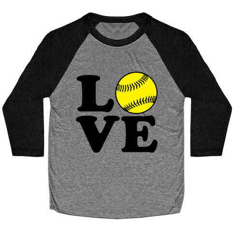 Love Softball Baseball Tee