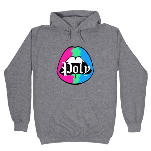 Poly Pride Lips Hooded Sweatshirt