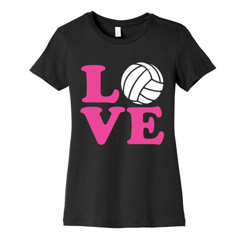 Love Volleyball Womens T-Shirt