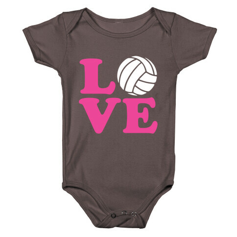 Love Volleyball Baby One-Piece