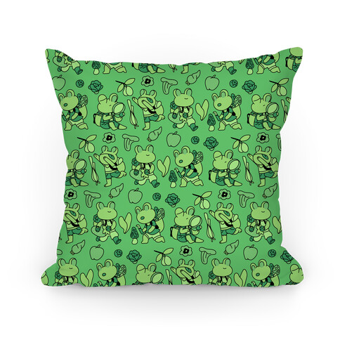 Forage Frogs Pillow