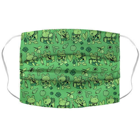 Forage Frogs Accordion Face Mask