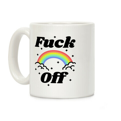 F*** Off Rainbow Coffee Mug