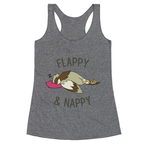 Flappy And Nappy Racerback Tank Top