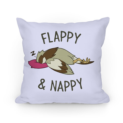 Flappy And Nappy Pillow