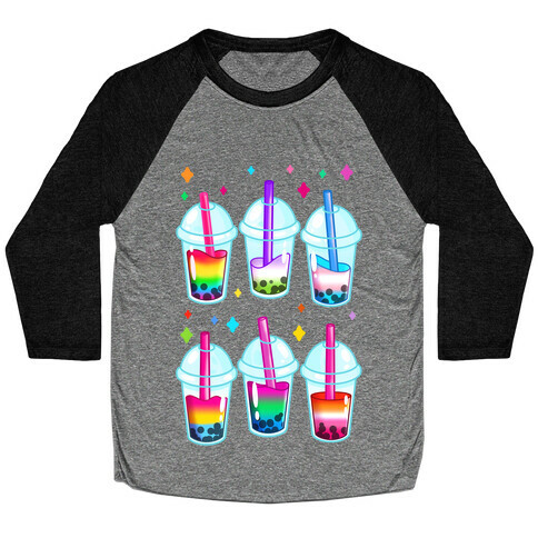 Pride Bubble Tea Baseball Tee