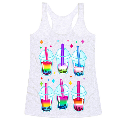 Pride Bubble Tea Racerback Tank Top