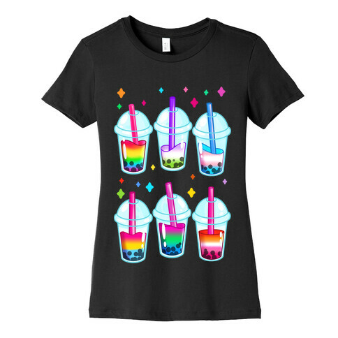 Pride Bubble Tea Womens T-Shirt