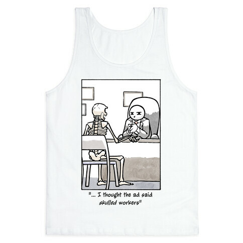 Skulled Workers Tank Top