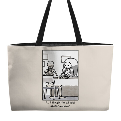 Skulled Workers Weekender Tote