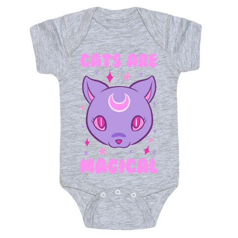 Cats Are Magical Baby One-Piece