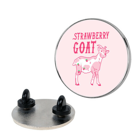 Strawberry Goat Pin