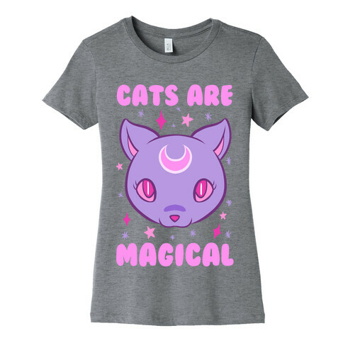 Cats Are Magical Womens T-Shirt