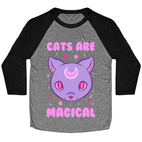 Cats Are Magical Baseball Tee