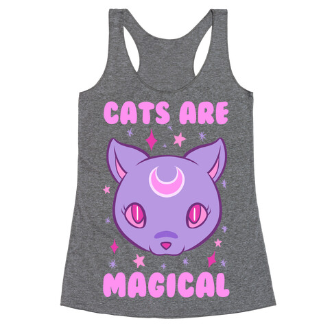 Cats Are Magical Racerback Tank Top