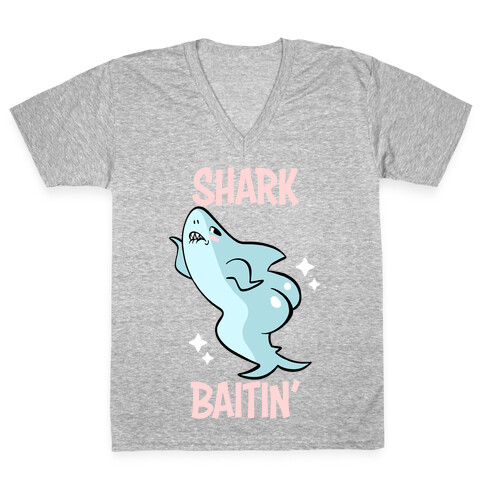 Shark Baitin' V-Neck Tee Shirt
