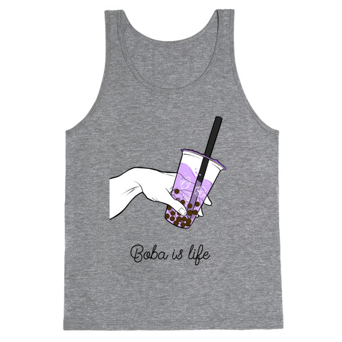 Boba is Life Couples edition (Left Side)  Tank Top