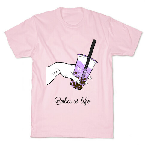 Boba is Life Couples edition (Left Side)  T-Shirt