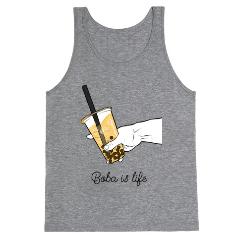 Boba is Life Couples edition (Right Side)  Tank Top